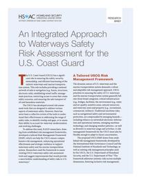 Cover: An Integrated Approach to Waterways Safety Risk Assessment for the U.S. Coast Guard