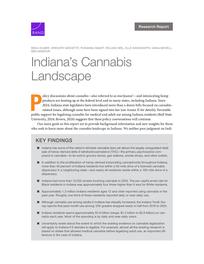 Cover: Indiana's Cannabis Landscape