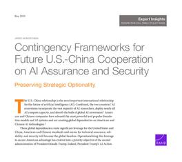 Cover: Contingency Frameworks for Future U.S.-China Cooperation on AI Assurance and Security